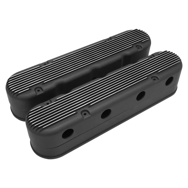 Proflow Valve Covers LS For Chevrolet For Holden Two-Piece Cast Aluminium 4.25in Tall Baffle