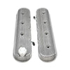 Proflow Valve Covers Tall Cast Aluminium LS Chev For Holden Commodore Engines Vintage Series Finned Polished