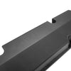 Proflow Valve Covers, Fabricated Aluminium, For Holden V8 Late VN-VT 304/308 ,Black, Stroker Logo, Billet Base, Pair