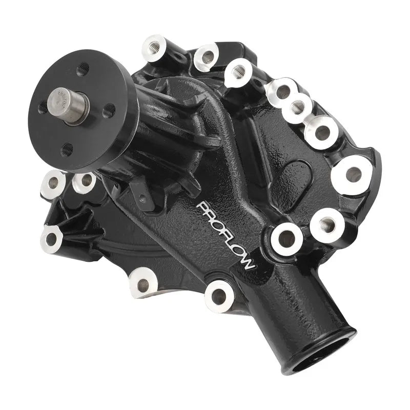 Proflow Water Pump CoolMax Mechanical High-Volume Aluminium Black Powdercoat For Ford 302 351C