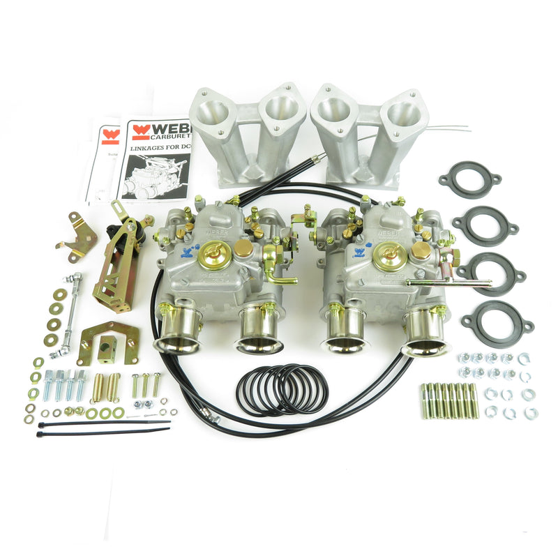 Pre X / Flow Engines Twin Weber 40 DCOE Carburetor Kit