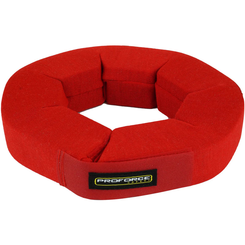 Proflow Proforce SFI Helmet SupportNeck Brace Collar 360 Degree Style Small Red