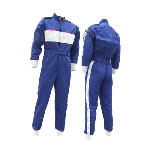 Proflow Proforce Pro 1 Driving Suit SFI 3.1A/1 Fire Retardant Racing Suit 1-Piece Single Layer Pyrovatex Small Blue...