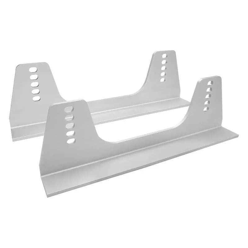 Proflow Proforce Seat Mount Aluminium Natural Universal. Heavy Duty 125mm Tall Pair