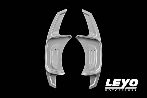 Leyo Motorsport Billet Paddle Shift Extension Gen 2 (Golf GTI R MK7 13-19) - Silver — fits Volkswagen Golf Gti