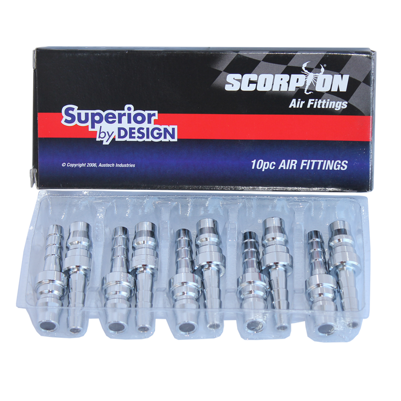 SP Tools Air Tool Fitting - Barb Hose 1/4" Nitto Style