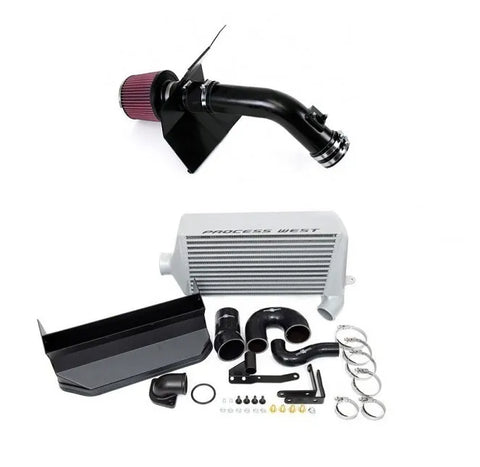 CMA Process West Cooler/Intake Package (WRX 08-14) - Black — fits Subaru WRX