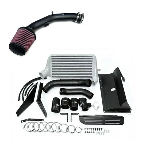 CMA Process West Cooler/Intake Package (WRX 2015+) - Black — fits Subaru WRX
