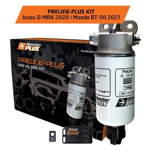 Direction Plus Preline-Plus Pre-Filter Kit (D-Max/BT-50 +) — fits Isuzu D-Max Rt TFS