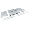4Pcs Aluminium Checker Plates Mudguards 4X4 Ute 470x285x 2.5mm — image 2