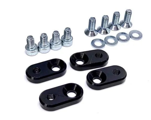 Platinum Racing Products US License Plates to JDM Adapter Bracket Billet Default Title