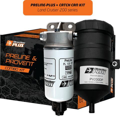 Direction Plus PreLine-Plus Pre-Filter and ProVent Combo