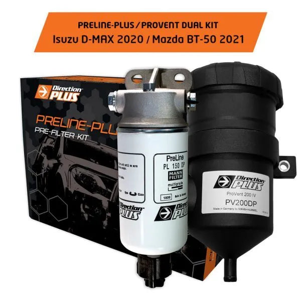 Direction Plus Preline-Plus + Provent Dual Kit (D-Max/BT-50 20+) — fits Isuzu D-Max Rt TFS