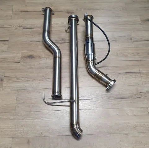 Platinum Mechanical and Suspension Turbo Back Exhaust with Straight Pipe (Navara NP300 15+) — fits Nissan Navara