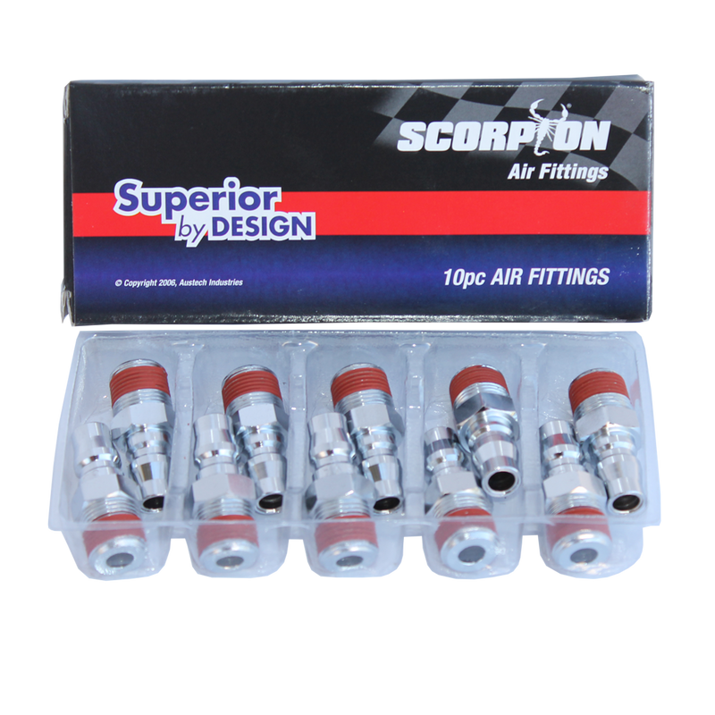 SP Tools Air Tool Fitting - Plug Male Nitto Style 3/8"