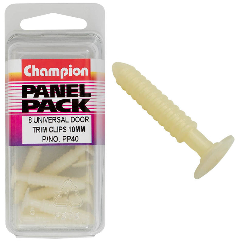 Champion Fasteners Universal Door Trim Clip 6mm PP40