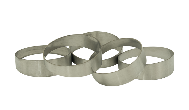 XForce 3-1/2in 9' Increments 45' Pie Cut 1D 304 Brushed Stainless Steel
