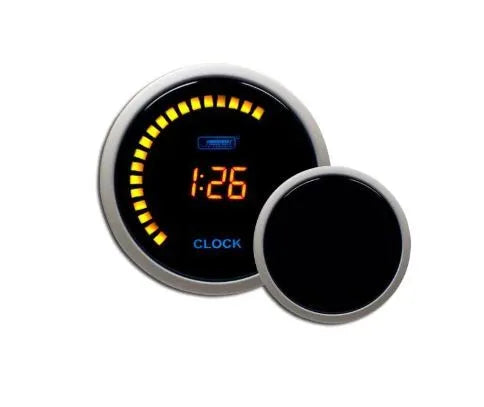 ProSport 52mm 'Performance' 12 Volt Digital Clock - Amber