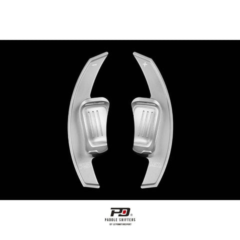 Leyo Motorsport DSG Billet Paddle Shift Extension (Kodiaq 17+/Octavia 12+) - Silver — fits Skoda Octavia
