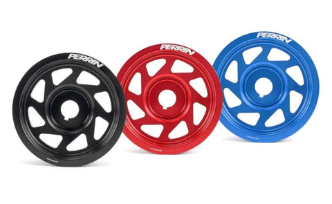 Perrin Lightened Crank Pulley (Subaru EJ Series Engines) — fits Subaru Liberty Wagon GT Spec B