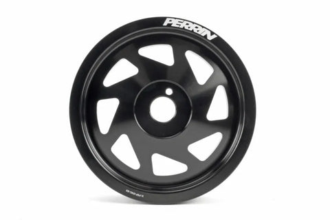 Perrin Crank Pulley (WRX 2015/BRZ/86) Black — fits Subaru Liberty Sedan GT