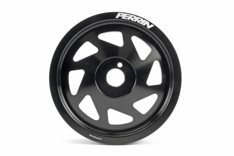 Perrin Crank Pulley (WRX 2015/BRZ/86) Black — fits Subaru Liberty Sedan GT