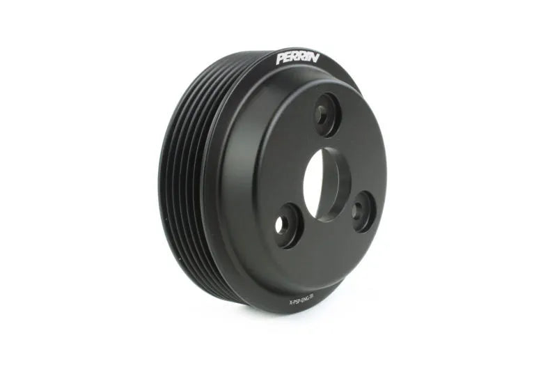 Perrin Water Pump Pulley (FA24 Turbo Legacy/Outback/Ascent) Black — fits Subaru Forester