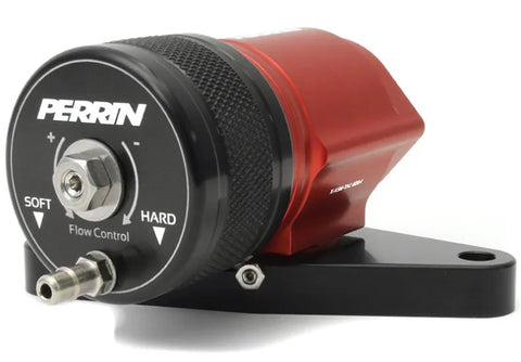 Perrin Recirculating Blow Off Valve (WRX 01-07/STi 02-20) Red — fits Subaru STI