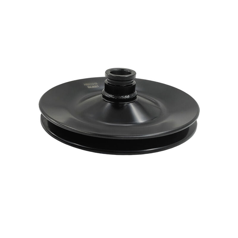 Pulley to suit GM/Ford Power Steering Pump Single Groove Steel 3/4" Shaft Black — image 1