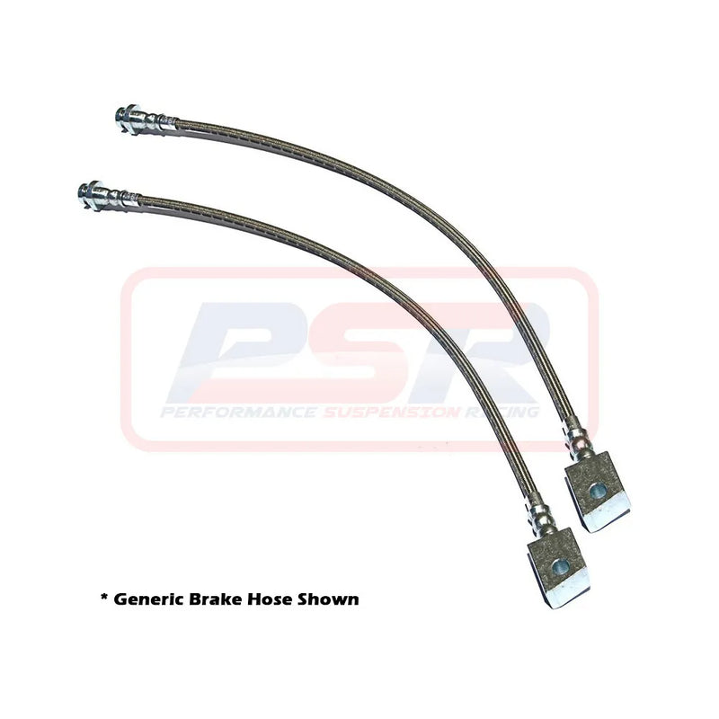 Performance Suspension Racing Rear Braided Extended Brake Hoses - DUAL HOSE (Triton ML/MN)