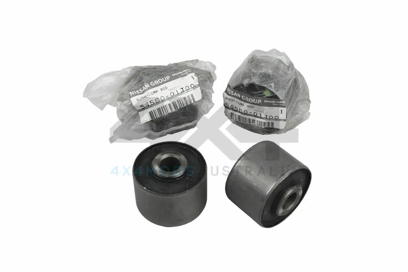 Performance Suspension Racing Genuine Radius Rod Front Bush Set 5456001J00 (Patrol/Landcruiser) — fits Toyota Landc...