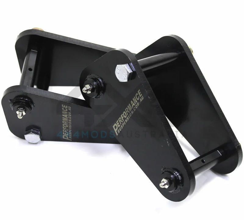 Performance Suspension Racing Extended Shackle 2in Lift (Landcruiser 60/75 Series/Patrol) — fits Toyota Landcruiser...