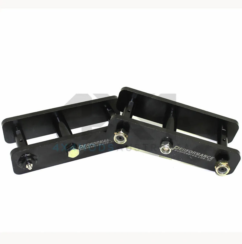 Performance Suspension Racing Leaf Spring Extended Shackles 2in Lift (Colorado/Rodeo/D-Max/Hilux) — fits Toyota Hil...