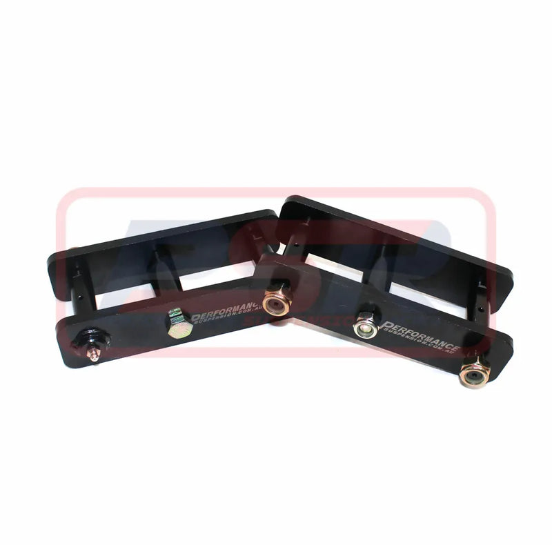 Performance Suspension Racing Extended Shackles 2in Lift (Navara D22) — fits Nissan Navara
