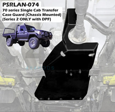 Performance Suspension Racing Single Cab Transfer Case Guard (Landcruiser 70 Series- Series 2 Only with DPF) — fits...