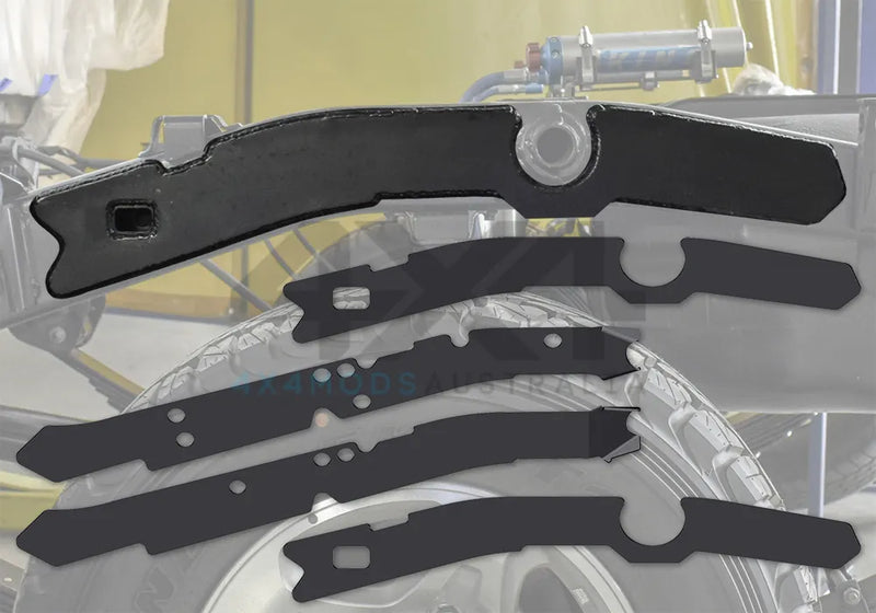 Performance Suspension Racing Dual Cab DPF Chassis Brace - 4 Plates (Landcruiser 70 Series)