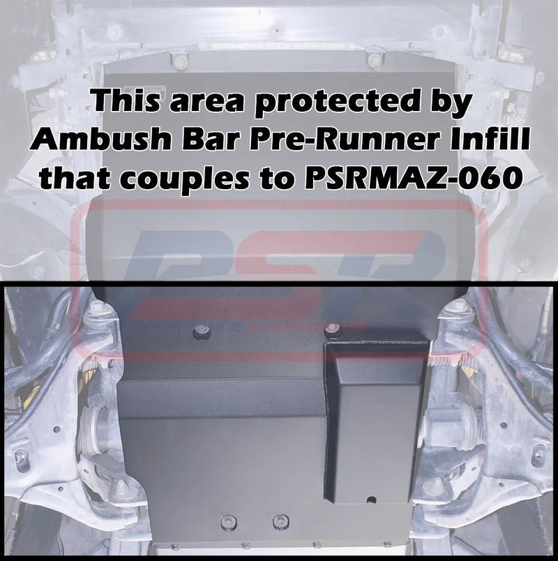 Performance Suspension Racing Front Bash Guard - Suits Pre Runner Infill (BT-50 2/Ranger PX 2-3) — fits Toyota Hilu...