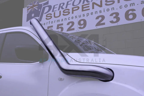 Performance Suspension Racing 4in Stainless Snorkel and AirBox - Satin Finish with Silver Cap (Navara NP300) — fits...