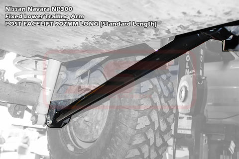 Performance Suspension Racing Fixed Lower Trailing Arm Post Facelift 902mm Long - Std Length (Navara NP300) — fits...