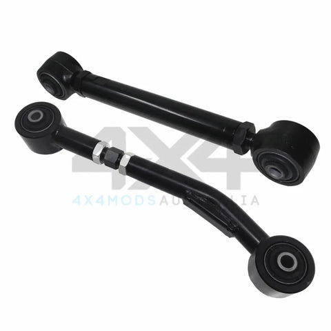 Performance Suspension Racing Adjustable Upper Arm - Bent for Long Range Tank - Pair (Patrol GQ-GU) — fits Ford Mav...