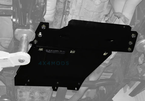 Performance Suspension Racing Transfer Bash Guard for All 4 Link + Long Arm X-Members (Patrol GQ-GU)