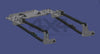 Performance Suspension Racing Front 5 link Deluxe Cross Member TD4.2 Standard (Patrol GQ-GU 88-97)