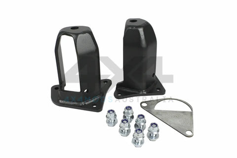 Performance Suspension Racing Front Raised Shock Towers - 50mm - Pin Shock Mounting (Patrol GQ- GU)