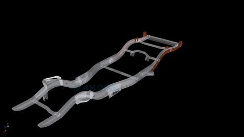 Performance Suspension Racing Wagon Dual Cab Chop Tray Mounts (Patrol GQ-GU) — fits Nissan Patrol GQ