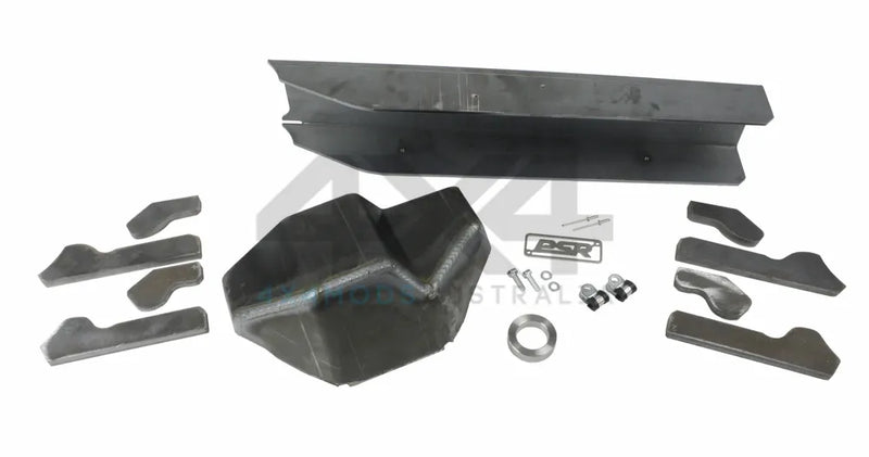 Performance Suspension Racing Front Diff Brace and Center Guard Set - Weld On (Patrol GQ-GU) — fits Nissan Patrol GQ