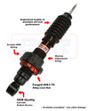 Performance Suspension Racing TTG Front 2-3" Adjustable Shock Absorber (Navara D40/NP300/Pathfinder R51)