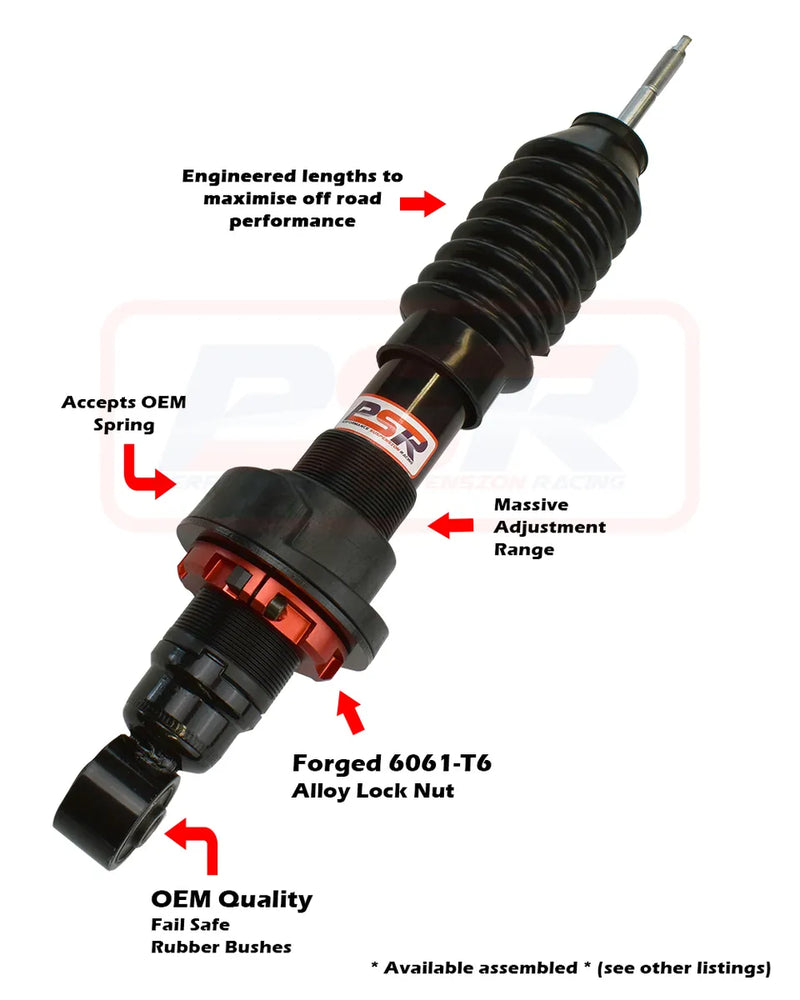 Performance Suspension Racing TTG Front 2-3" Adjustable Shock Absorber (Navara D40/NP300/Pathfinder R51)