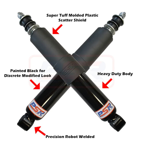 Performance Suspension Racing TTG Front 2-3" Shock Absorber - PAIR (Navara D22) — fits Toyota Hilux An120 An130 Series