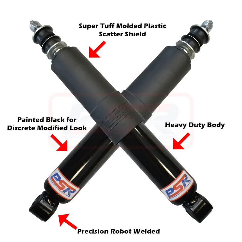 Performance Suspension Racing TTG Front 2-3" Shock Absorber - PAIR (Navara D22) — fits Toyota Hilux An120 An130 Series