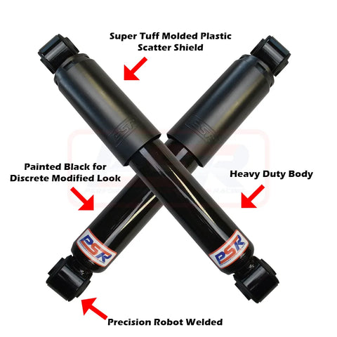 Performance Suspension Racing TTG Rear 2" Shock Absorber - PAIR (Navara R51) — fits Toyota Hilux An120 An130 Series